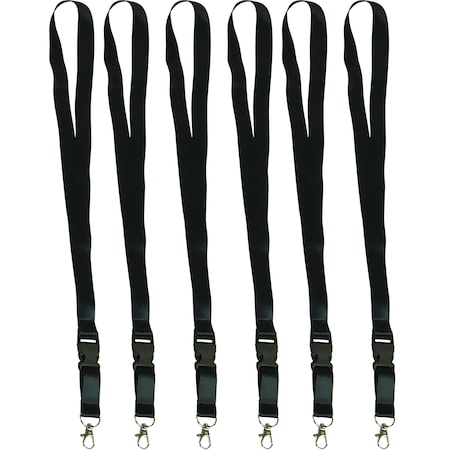 Black Lanyard, PK6